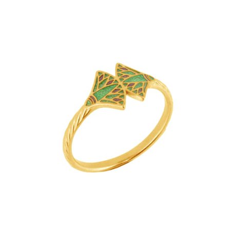 Double Lotus Ring | Shinar Jewels | Wolf & Badger
