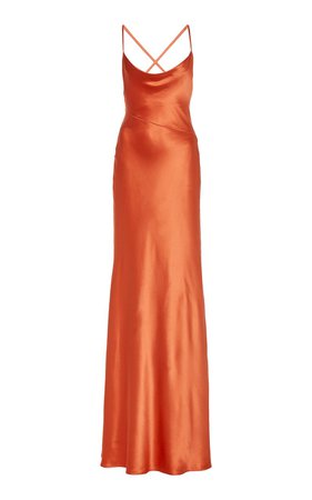 Serena Silk-Satin Gown by Galvan | Moda Operandi
