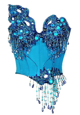 @lollialand- jewel blue corset