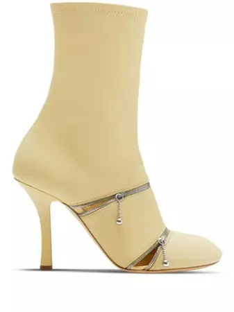 Burberry Zipped mid-calf Leather Boots - Farfetch