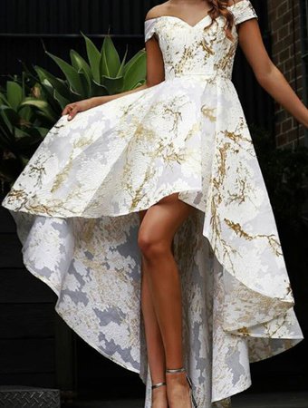 whitegold dress