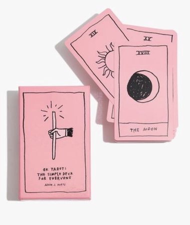 pink tarot card deck