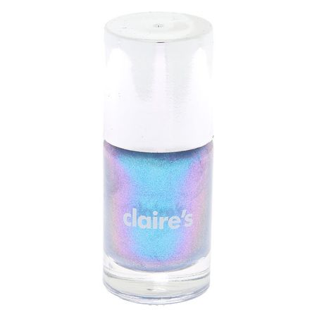 Shimmer Nail Polish - Blue Holo | Claire's US