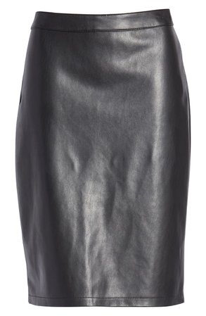 cupcakes and cashmere Faux Leather Pencil Skirt | Nordstrom