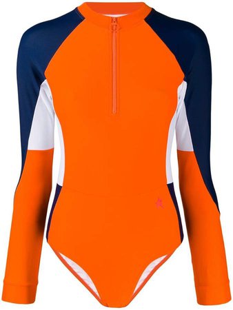 long-sleeved surfing swimsuit