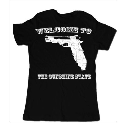 Women's "Welcome To The Gunshine State" T-Shirt - Flogrown