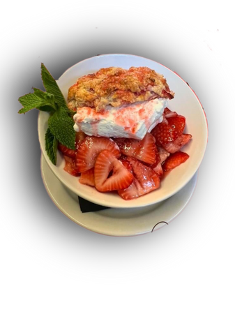 strawberry shortcake dessert food