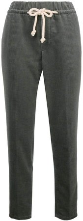 corduroy tapered trousers