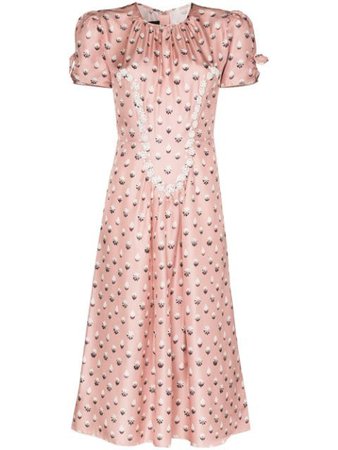 The Marc Jacobs The '40s icing-print Dress - Farfetch