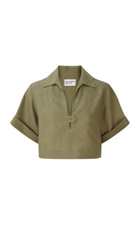 Popover Linen Shirt By Matthew Bruch | Moda Operandi