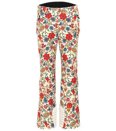 3 MONCLER GRENOBLE floral ski pants