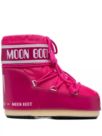 Moon Boot logo-print lace-up Snow Boots - Farfetch