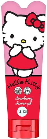 Bi-es Hello Kitty Strawberry Shower Gel & Shampoo - Αφρόλουτρο 2 σε 1 | Makeup.gr