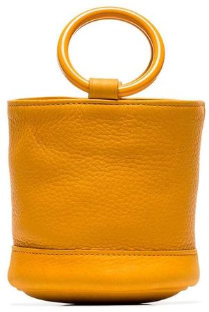 orange Bonsai 15 leather bracelet bag
