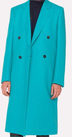 Paul Smith turquoise coat