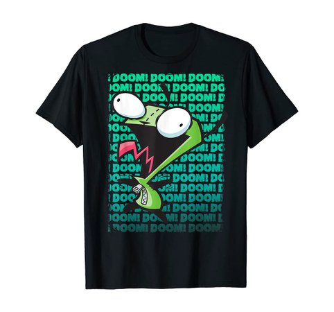 Amazon.com: Nickelodeon Invader Zim GIR Impending DOOM Song T-Shirt : Clothing, Shoes & Jewelry