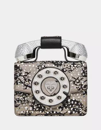 KITSCH LACE PHONE BAG BLACK | Phone Bags – Betsey Johnson