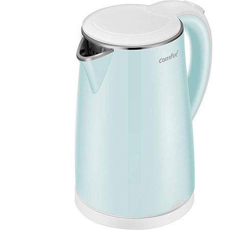 Amazon.com: COMFEE' MK-HJ1705a1 Electric Kettle Teapot 1.7 Liter Fast Water Heater Boiler 1500W BPA-Free, Quiet Boil & Cool Touch Series, Auto Shut-Off and Boil Dry Protection, 1.7L, Baby Pink: Home & Kitchen