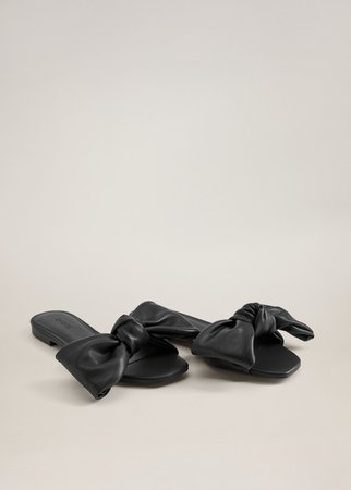 Knot flat sandal - Women | Mango USA