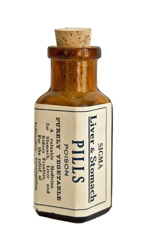 @darkcalista vintage medicine bottle png
