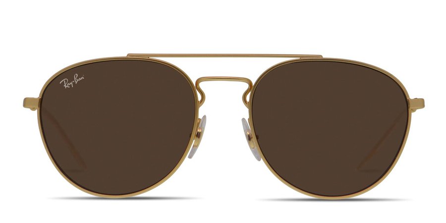 Ray-Ban 3589 Gold/Brown Prescription Sunglasses