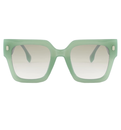 Oversized Sage Green Sunglasses