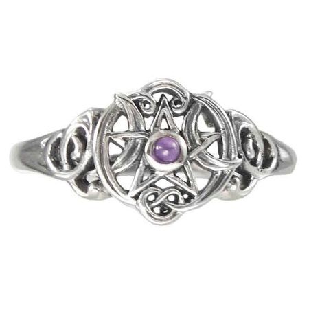 Wiccan amethyst ring