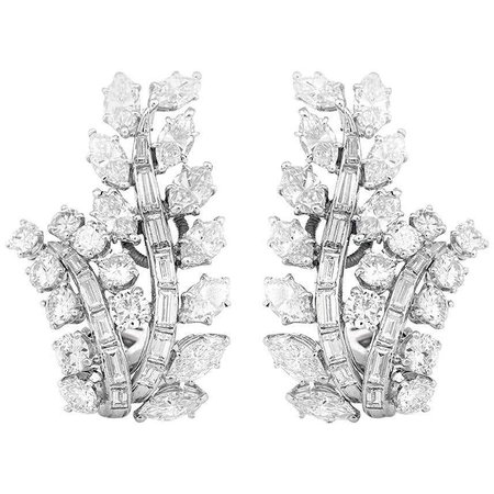 David Webb Diamond Earrings For Sale at 1stDibs