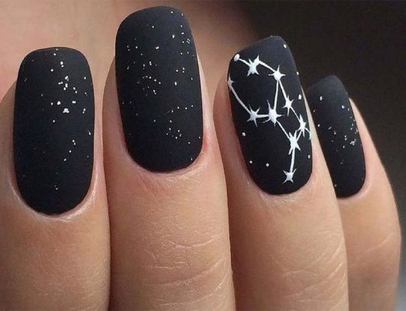 starry nails
