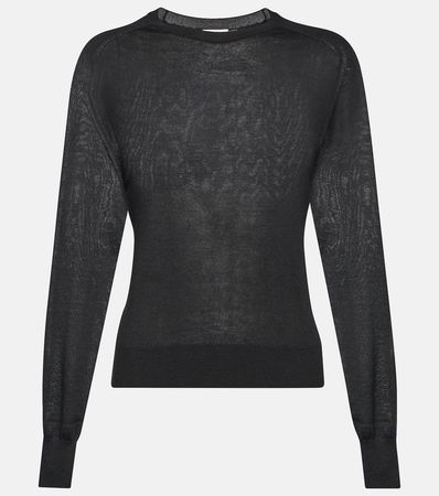 Elmira Cashmere Sweater in Black - The Row | Mytheresa