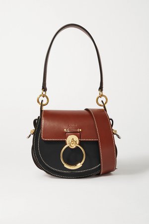Black Tess small leather shoulder bag | Chloé | NET-A-PORTER