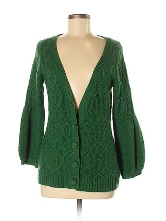 Juicy Couture Color Block Green Cardigan Size M - 80% off | thredUP
