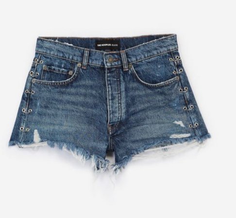kooples - low rise denim shorts