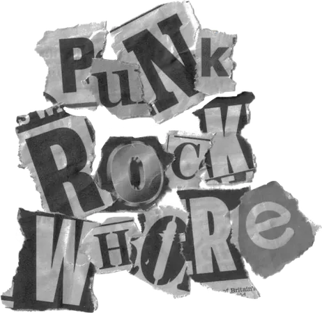 black grey darkgrey punk rock Sticker by Nathan 💸