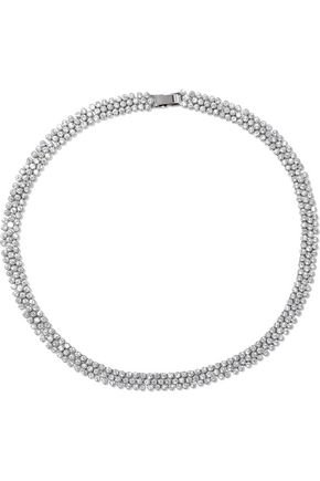 Silver-tone crystal necklace | CZ by KENNETH JAY LANE | Sale up to 70% off | THE OUTNET