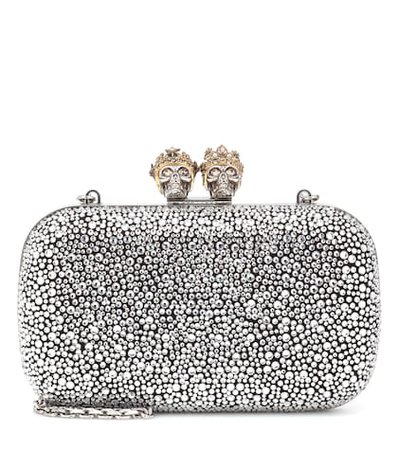 Queen and King embellished clutch