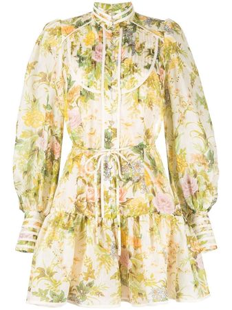 ALEMAIS Eden floral-print Dress - Farfetch