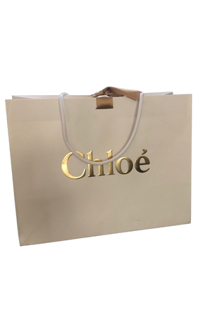 chloe paper shopping gift bag