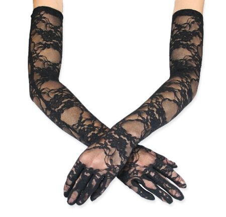 black lace gloves - Google Search