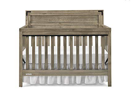 Amazon.com : Fisher-Price Paxton 4-in-1 Convertible Crib, Vintage Grey : Baby