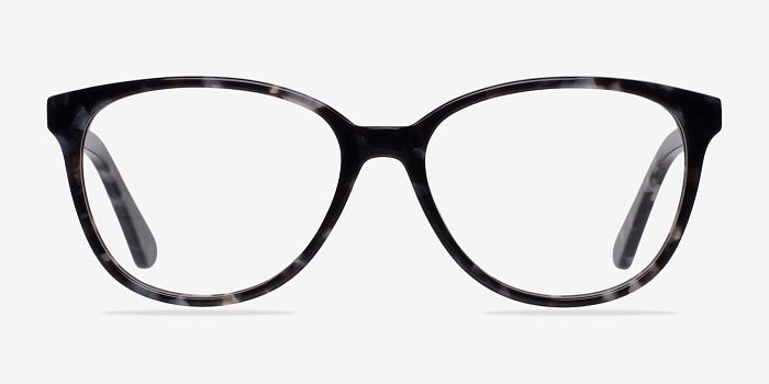Hepburn - Gray & Floral Frame Glasses For Women