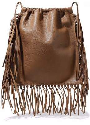 Garavani Fringed Textured-leather Backpack