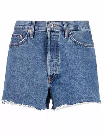RE/DONE 90s high-waist Denim Shorts - Farfetch