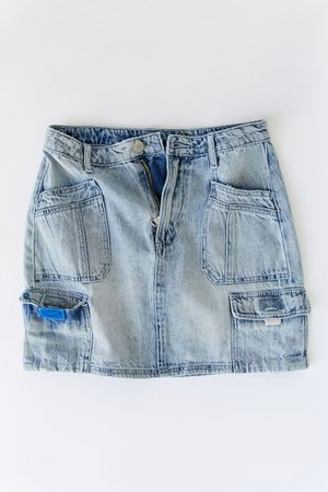 BDG Carleen Denim Utility Mini Skirt | Urban Outfitters
