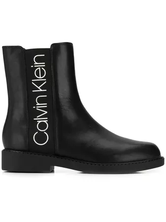 Ck Calvin Klein Branded Chelsea Boots - Farfetch