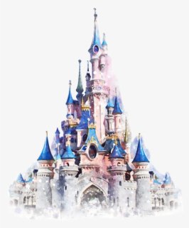 silhouette watercolor castle - Google Search