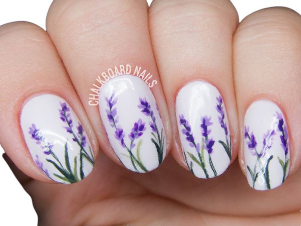 lavendar nails