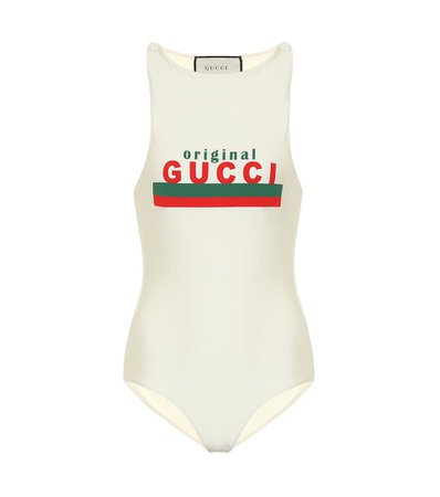 Gucci - Logo swimsuit | Mytheresa