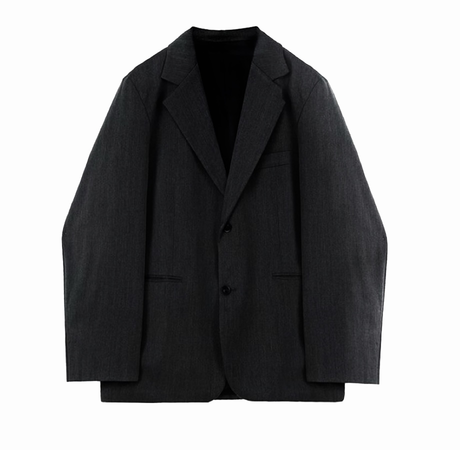 black oversized blazer