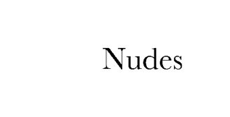 nude font